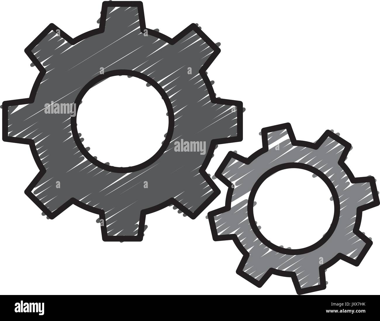 gear wheels icon Stock Vector Image & Art - Alamy