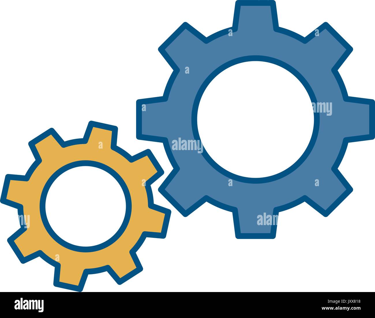 gear wheels icon Stock Vector Image & Art - Alamy
