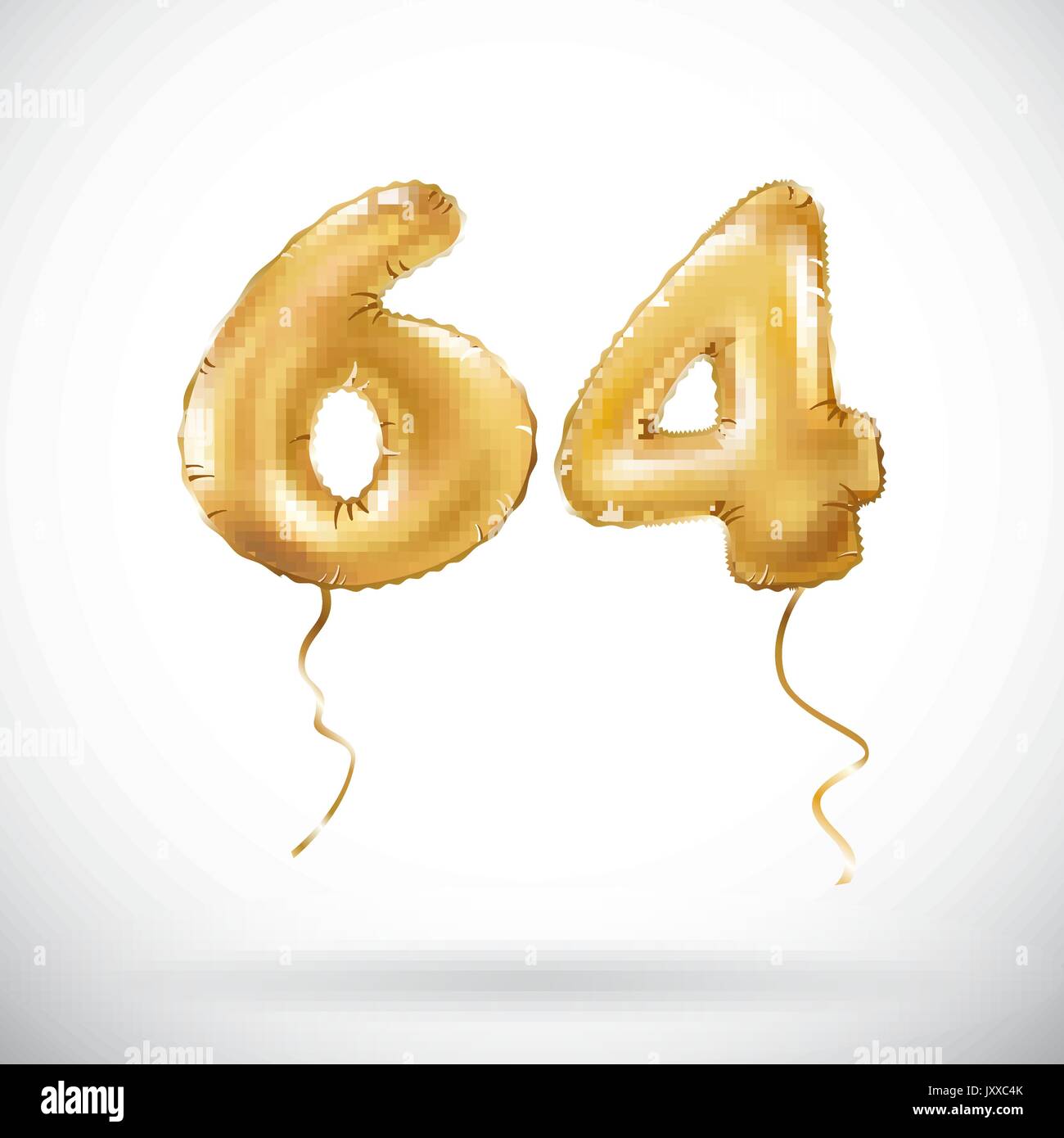 Number 64 Balloon