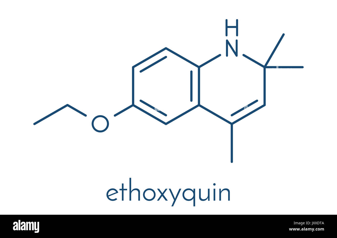 Ethoxyquin antioxidant food preservative hires stock photography and