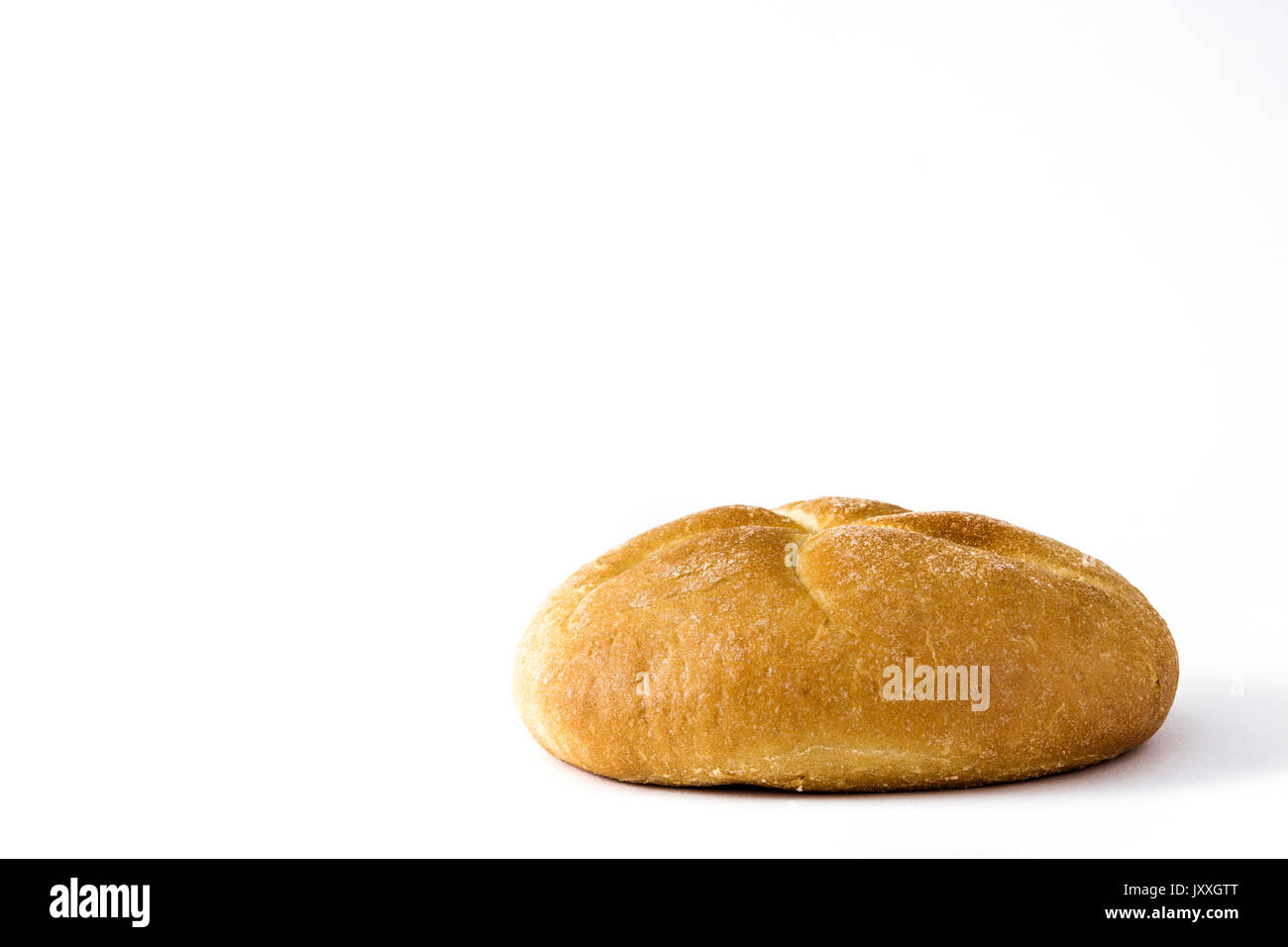 Baked bread isolated on white background Stock Photo - Alamy