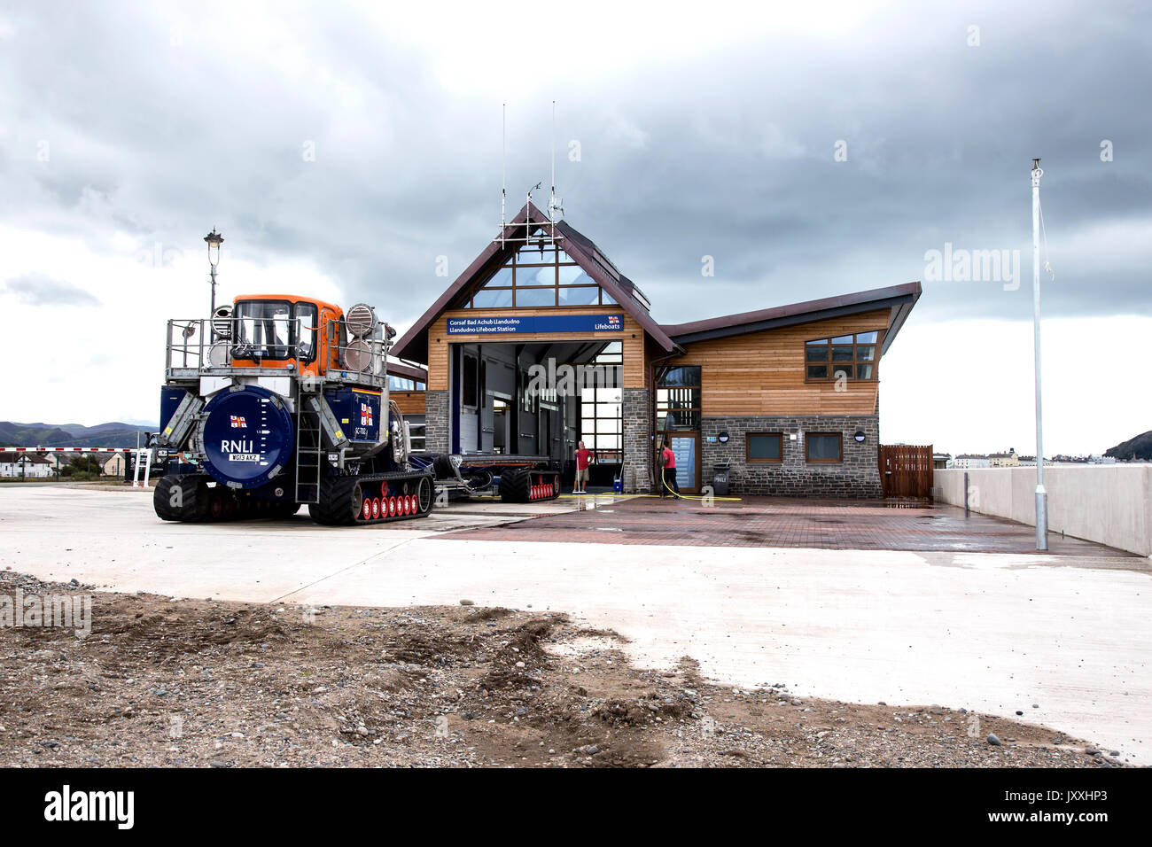 New Llandudno Lifeboat station built 2017 Stock Photo