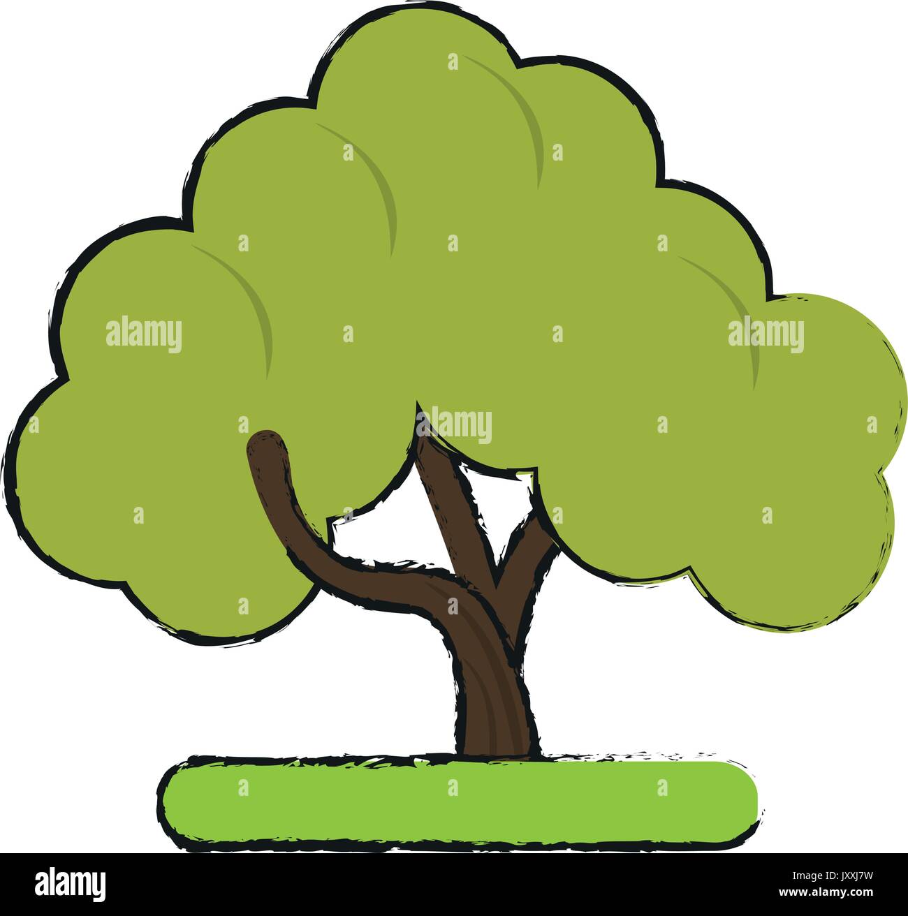 tree vector illustration Stock Vector Image & Art - Alamy