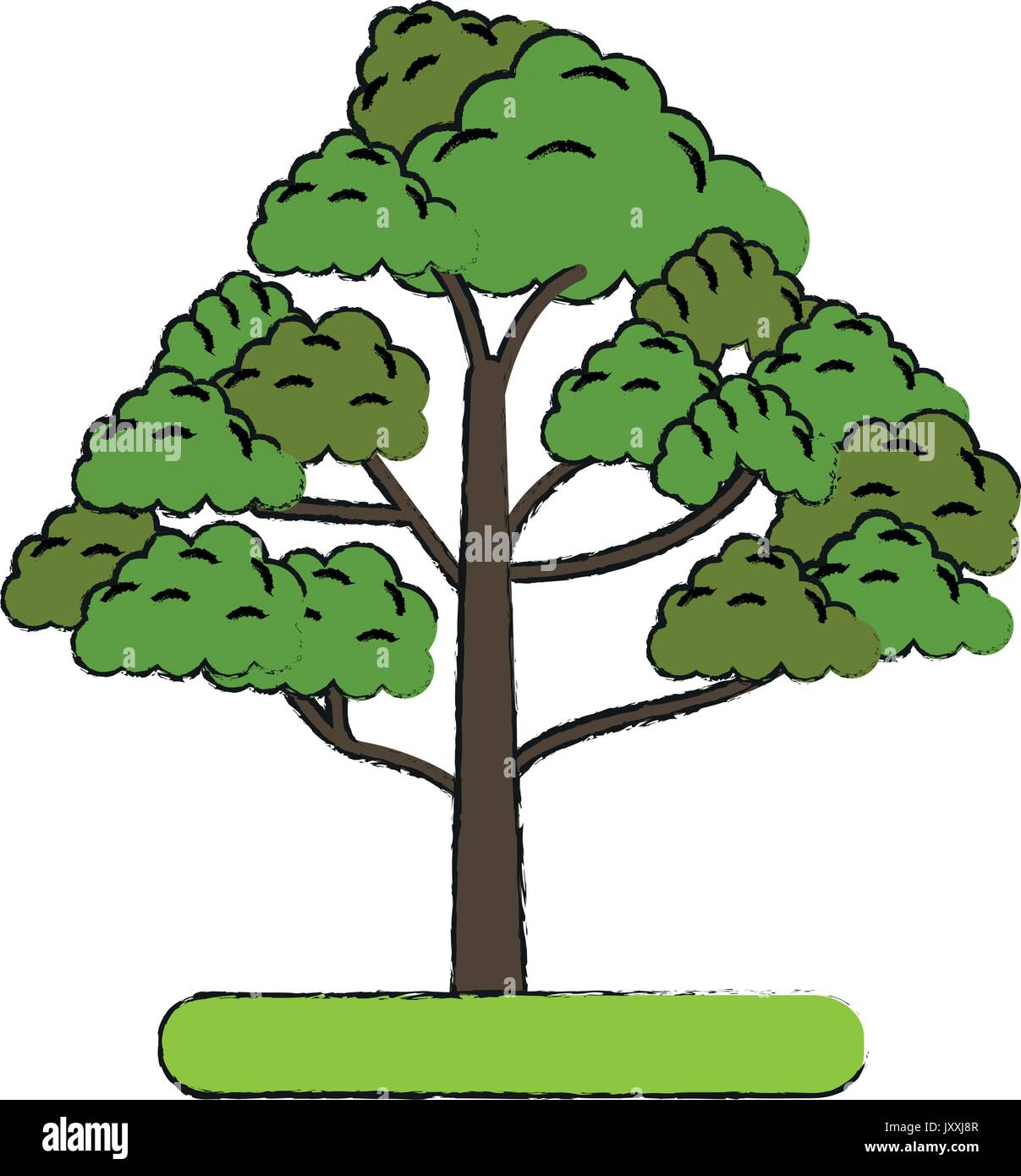 tree vector illustration Stock Vector Image & Art - Alamy