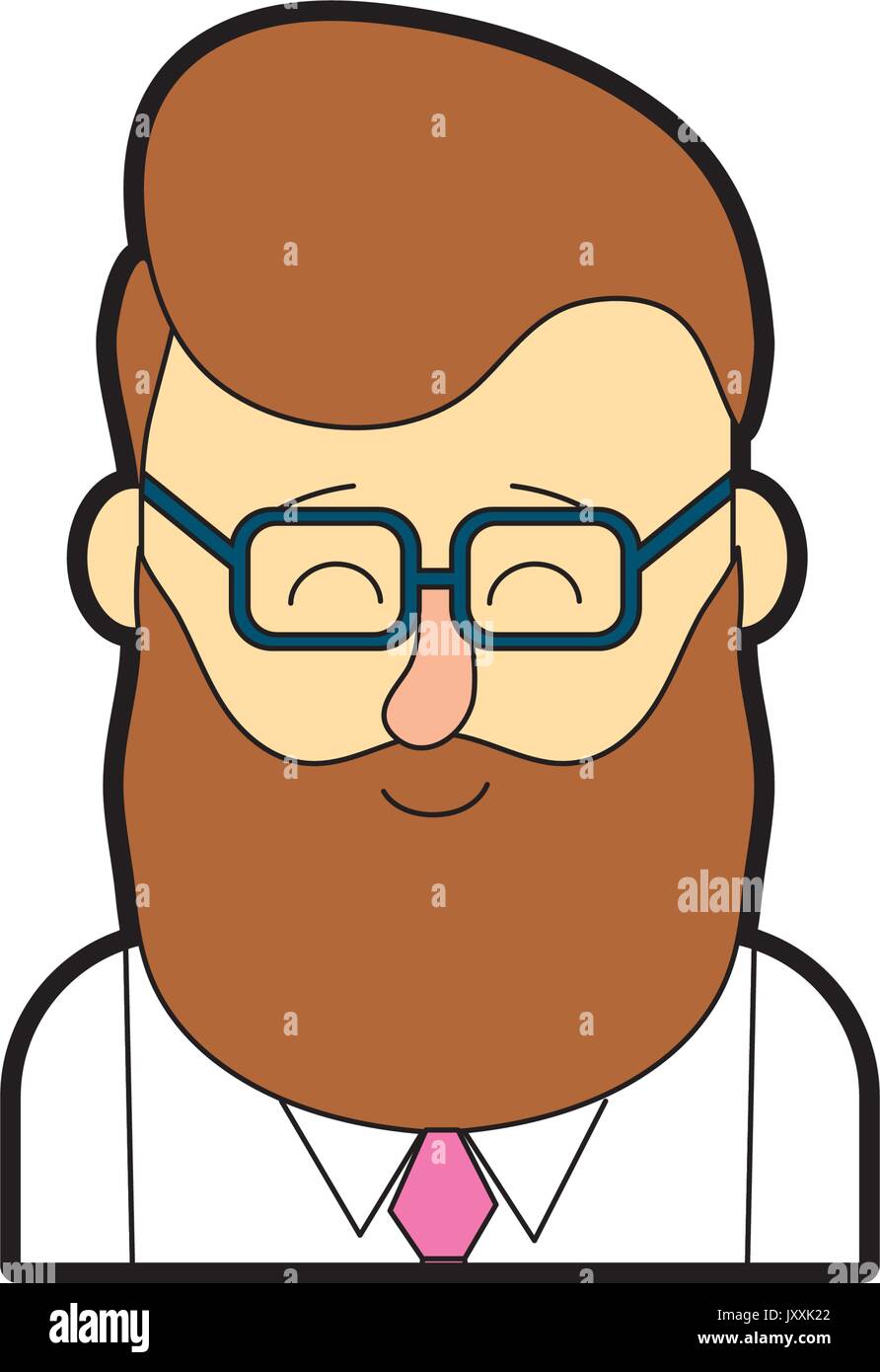 cute man with hairstyle design and shirt Stock Vector Image & Art - Alamy