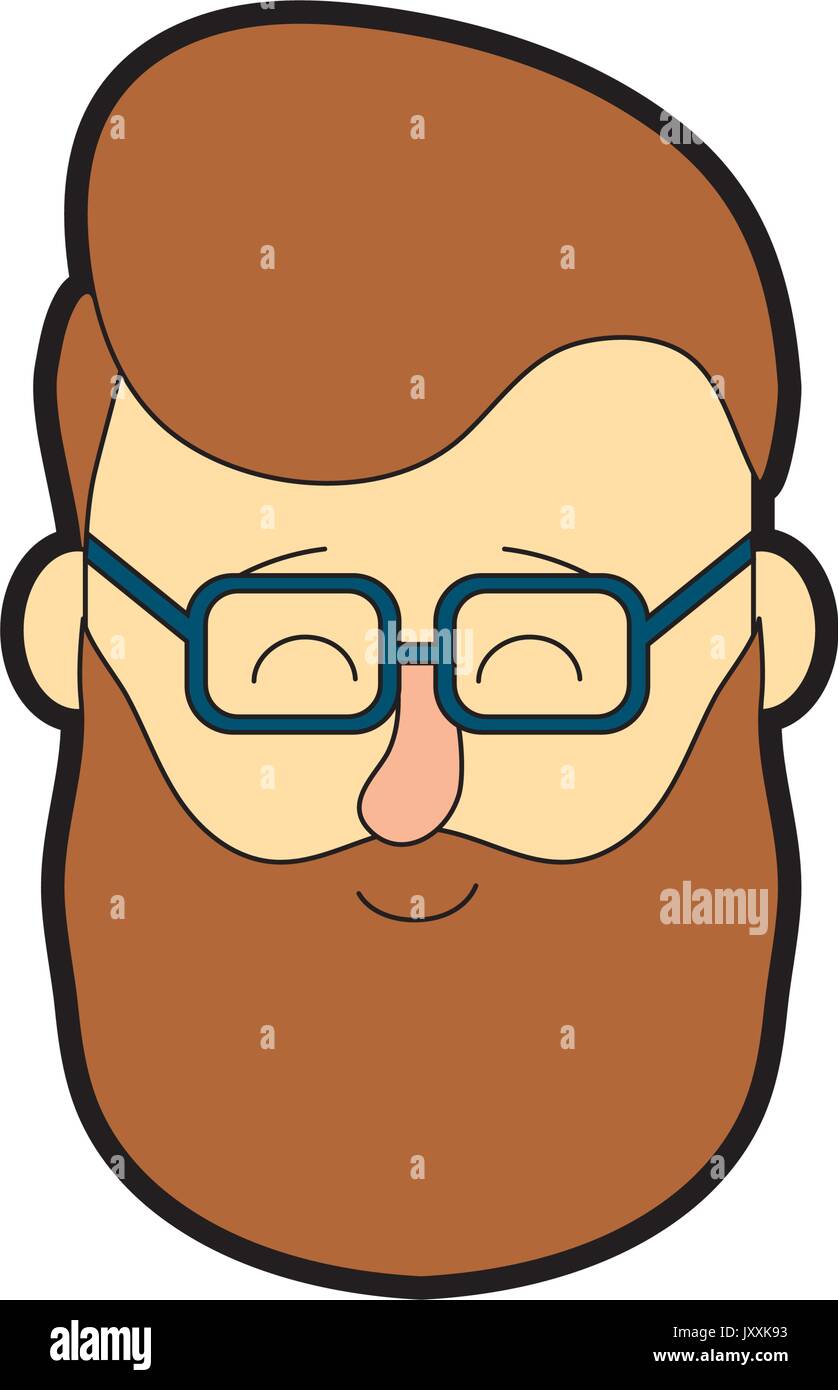 avatar man head with hairstyle design Stock Vector Image & Art - Alamy