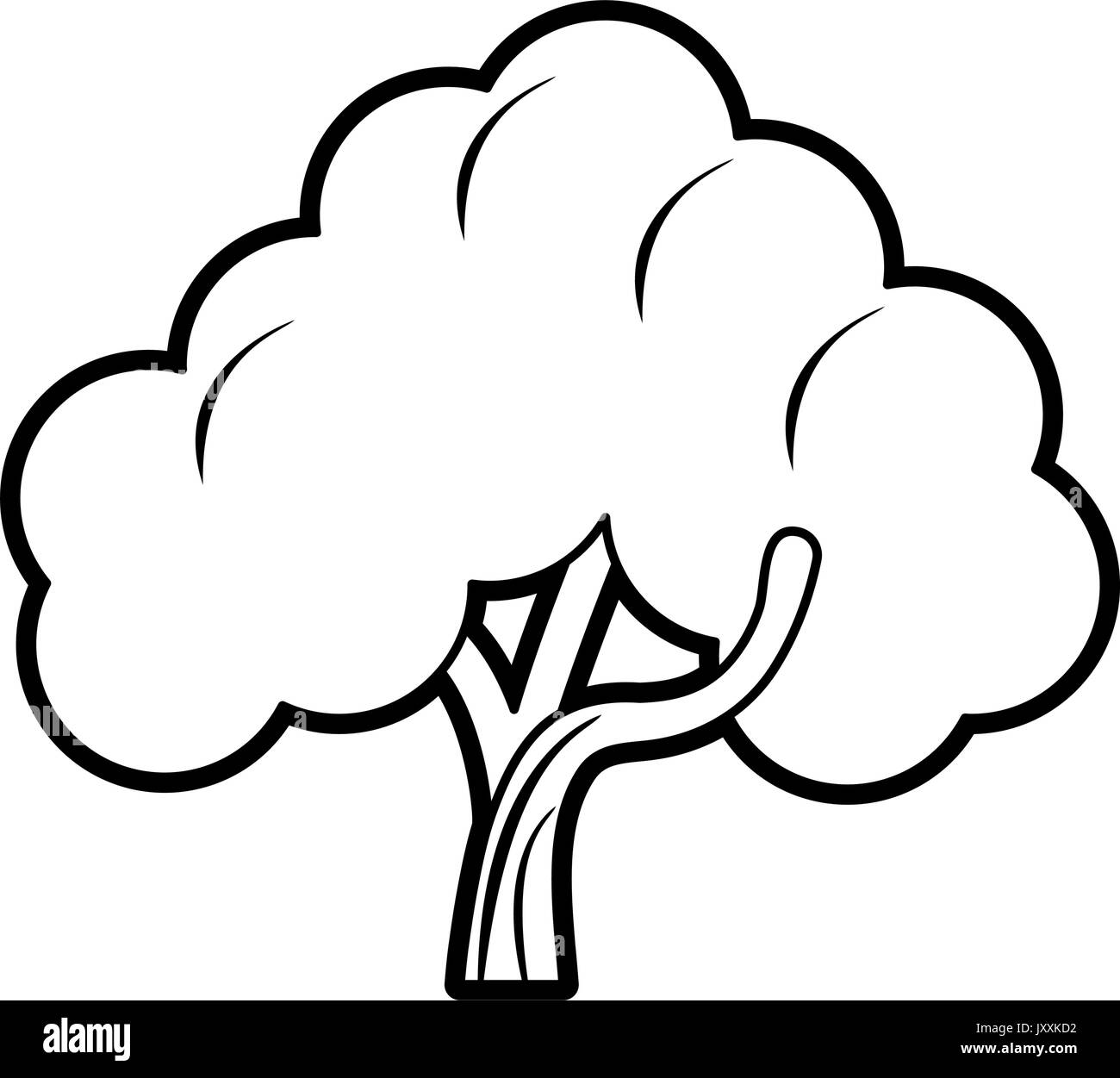 tree vector illustration Stock Vector Image & Art - Alamy