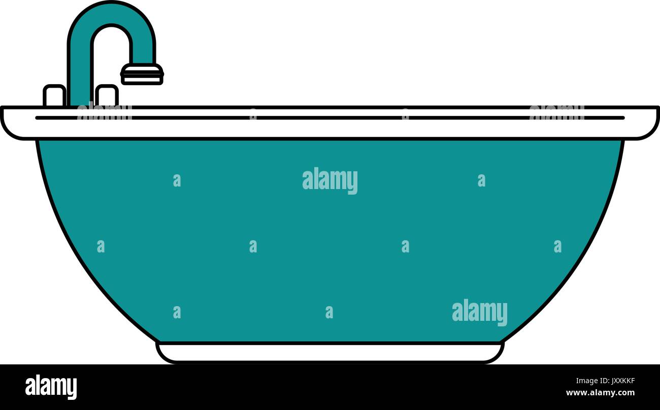 bathtub vector illustation Stock Vector Image & Art - Alamy