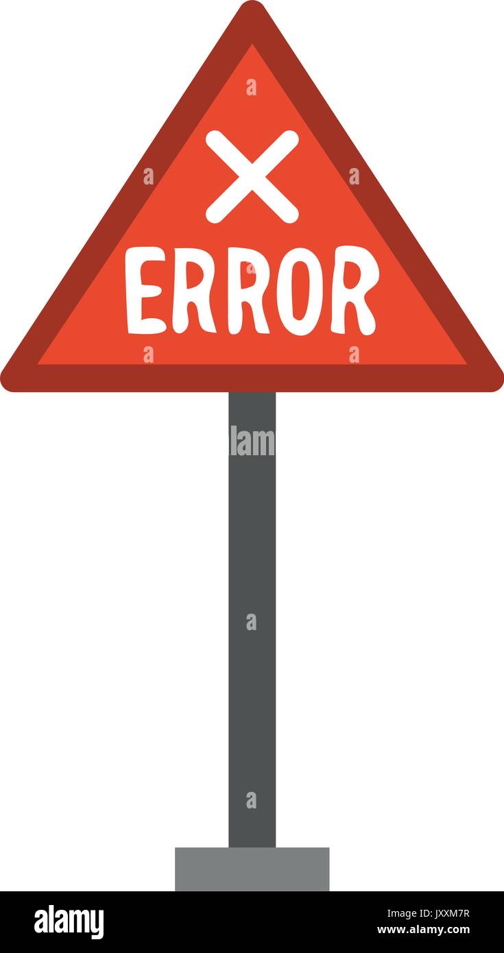 error sign icon image Stock Vector Image & Art - Alamy