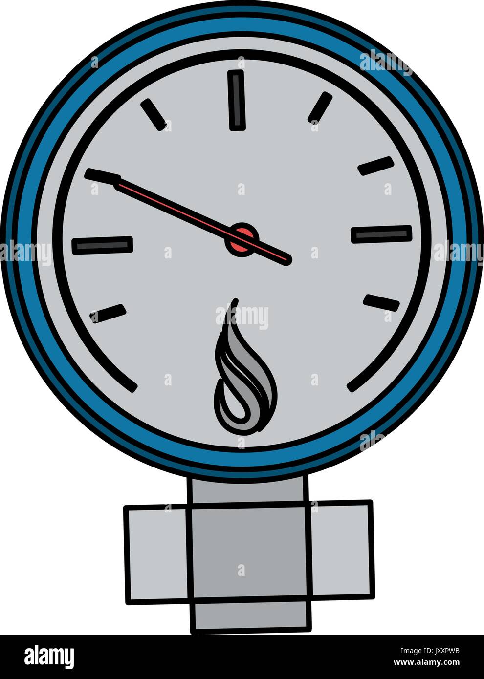 measuring gauge icon image  Stock Vector