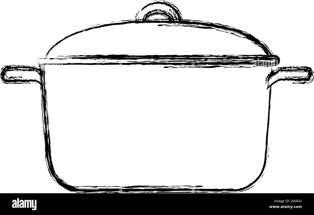 pan of stainless casserole cooking domestic Stock Vector Image & Art