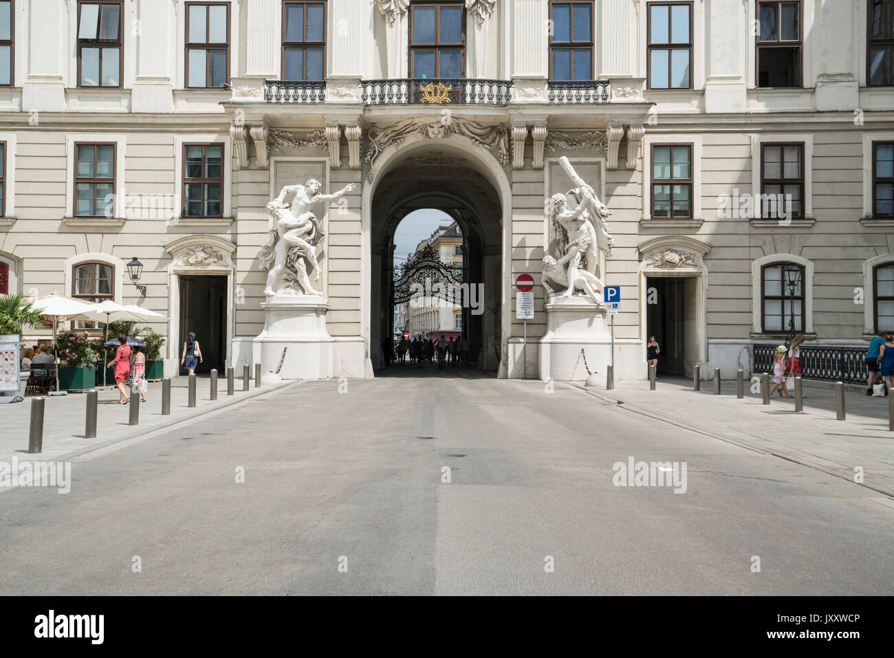 Hofburg Palace in Vienna Stock Photo