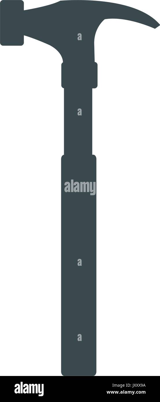 carpenter hammer tool construction element Stock Vector Image & Art - Alamy