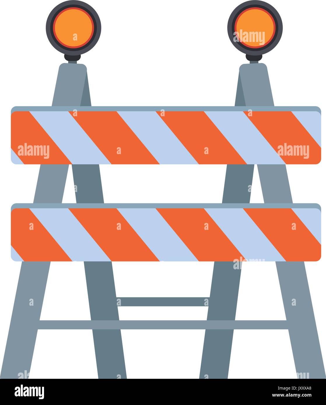 under construction barrier icon vector illustration graphic design ...
