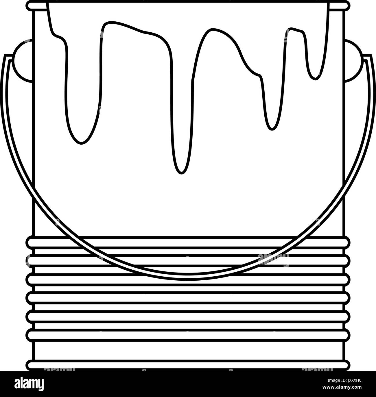 paint bucket color repair symbol Stock Vector Image & Art Alamy
