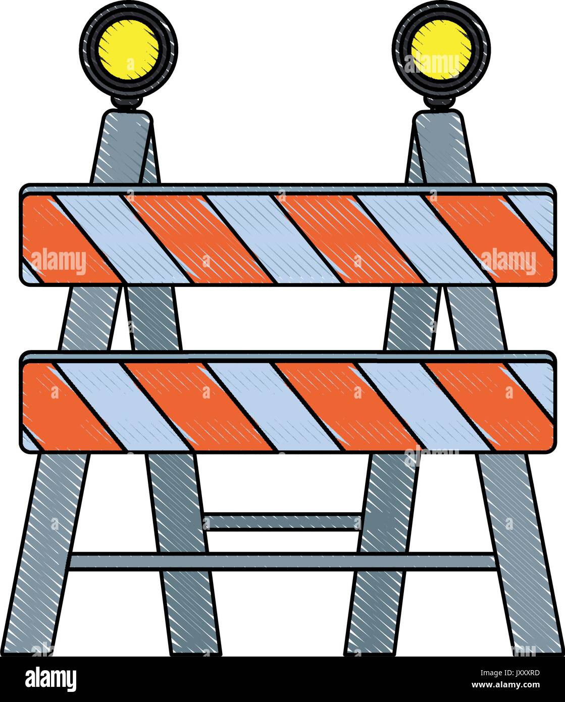 under construction barrier icon graphic design Stock Vector Image & Art ...