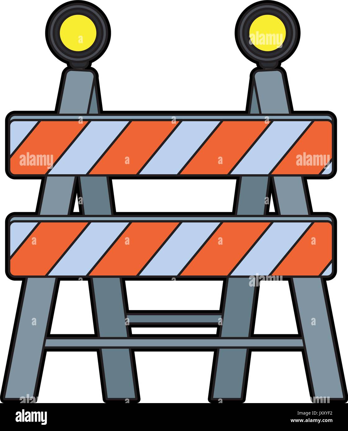 under construction barrier icon graphic design Stock Vector Image & Art ...