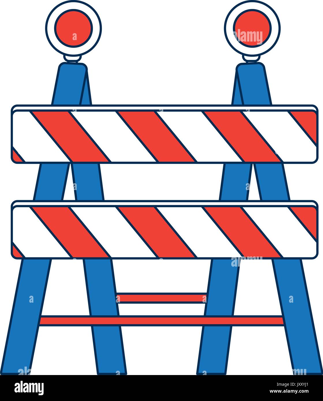 under construction barrier icon graphic design Stock Vector Image & Art ...