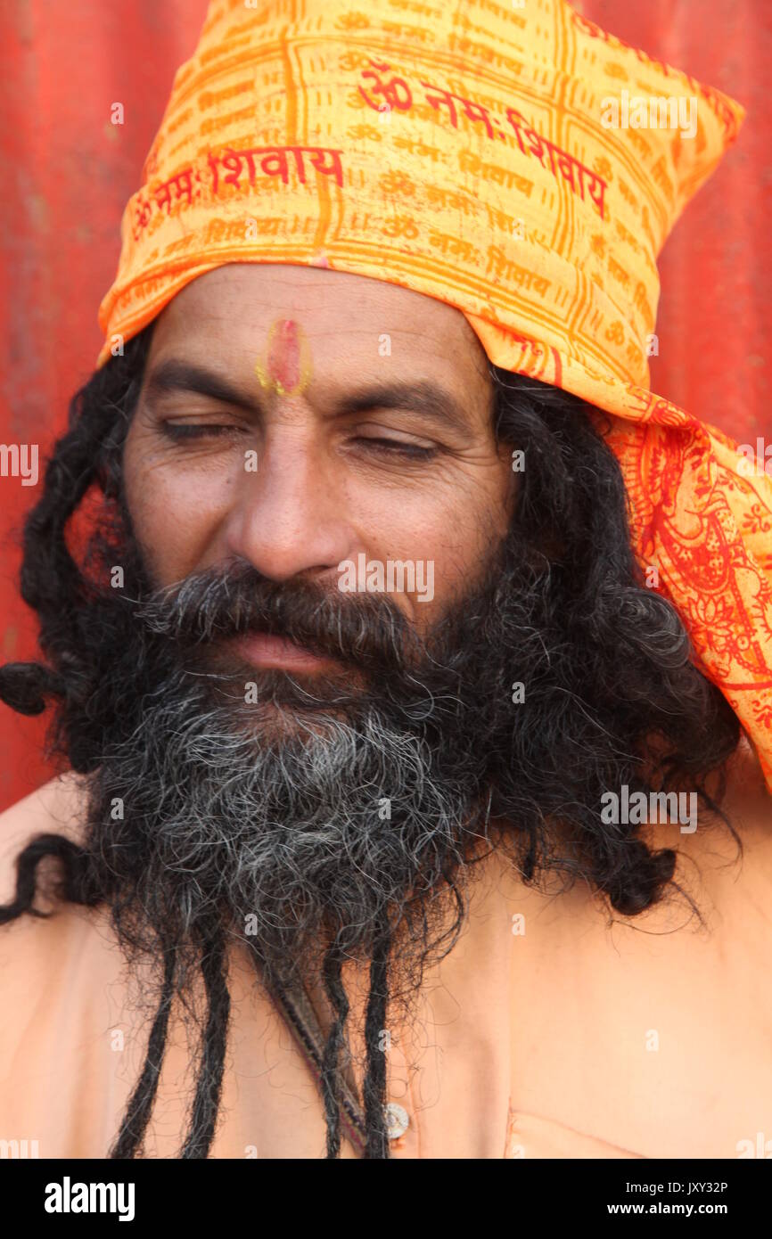 Indian Baba, Swami, Sadhu, Holy Man and Pilgrim, Saddhu, Haridwar ...