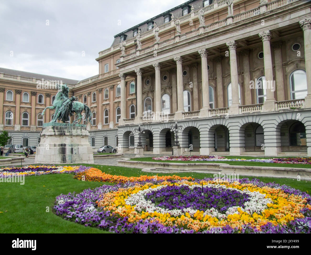 scenery at Buda Castle in Budapest, the capital city of Hungary Stock ...