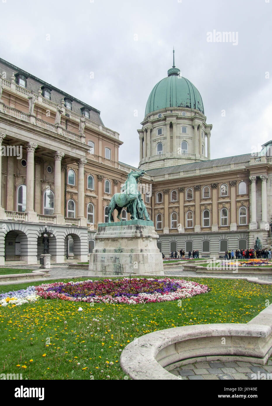 scenery at Buda Castle in Budapest, the capital city of Hungary Stock ...
