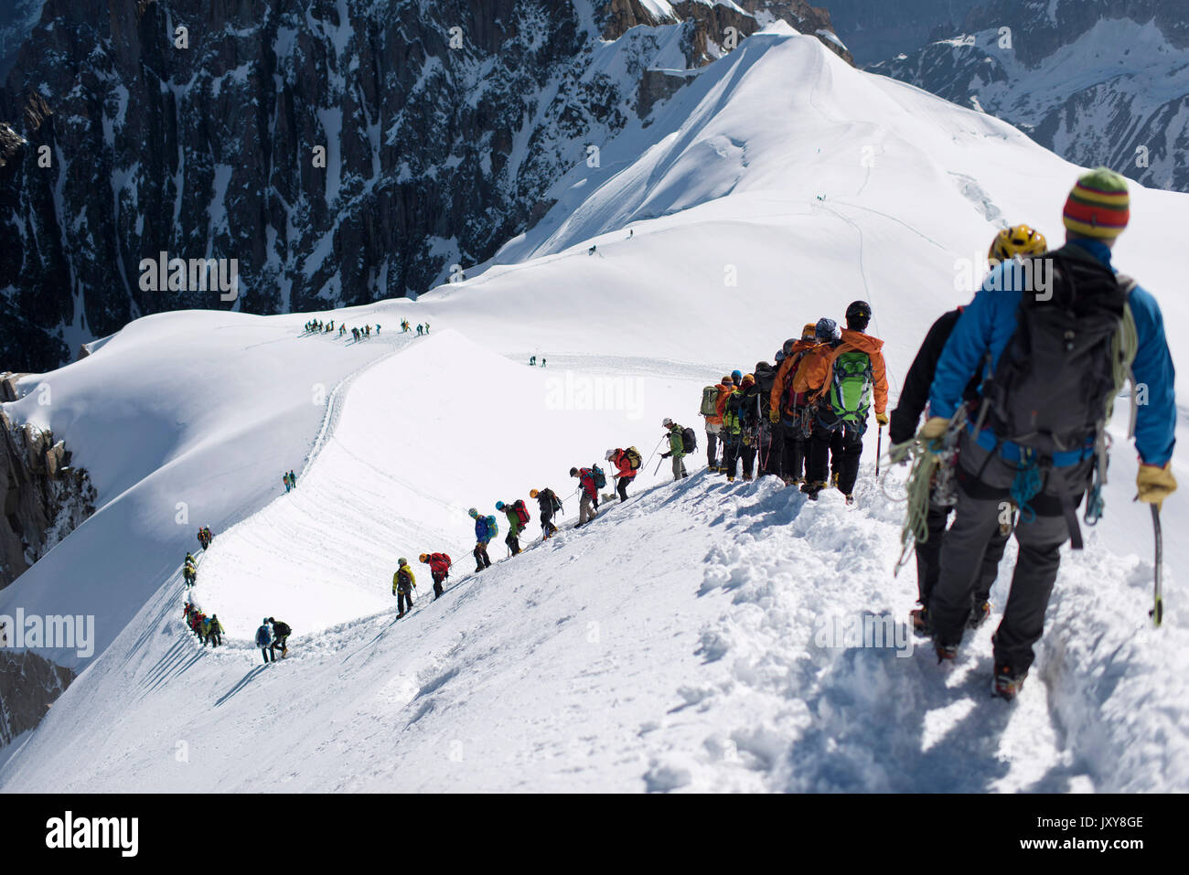 Climbers roped together or cords hires stock photography and images Alamy