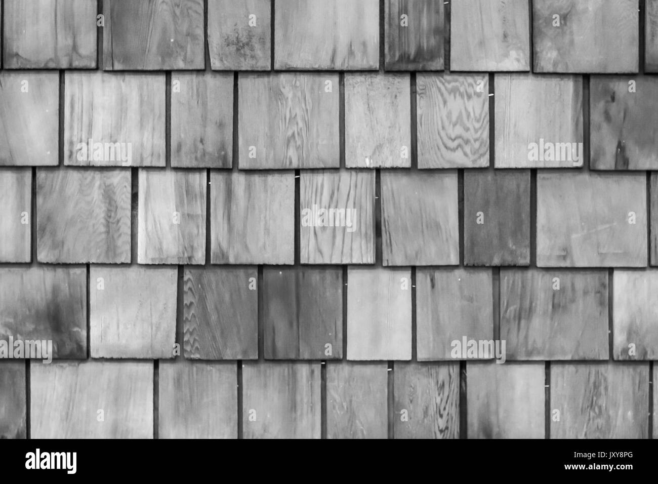 Black and white wood pattern texture background.Wood block background Stock Photo