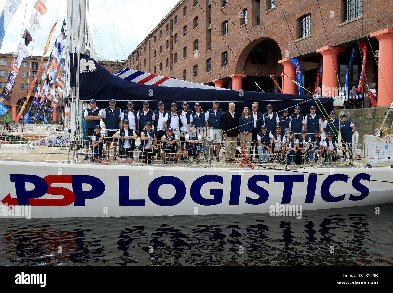 The crew psp logistics pose for hi-res stock photography and images - Alamy