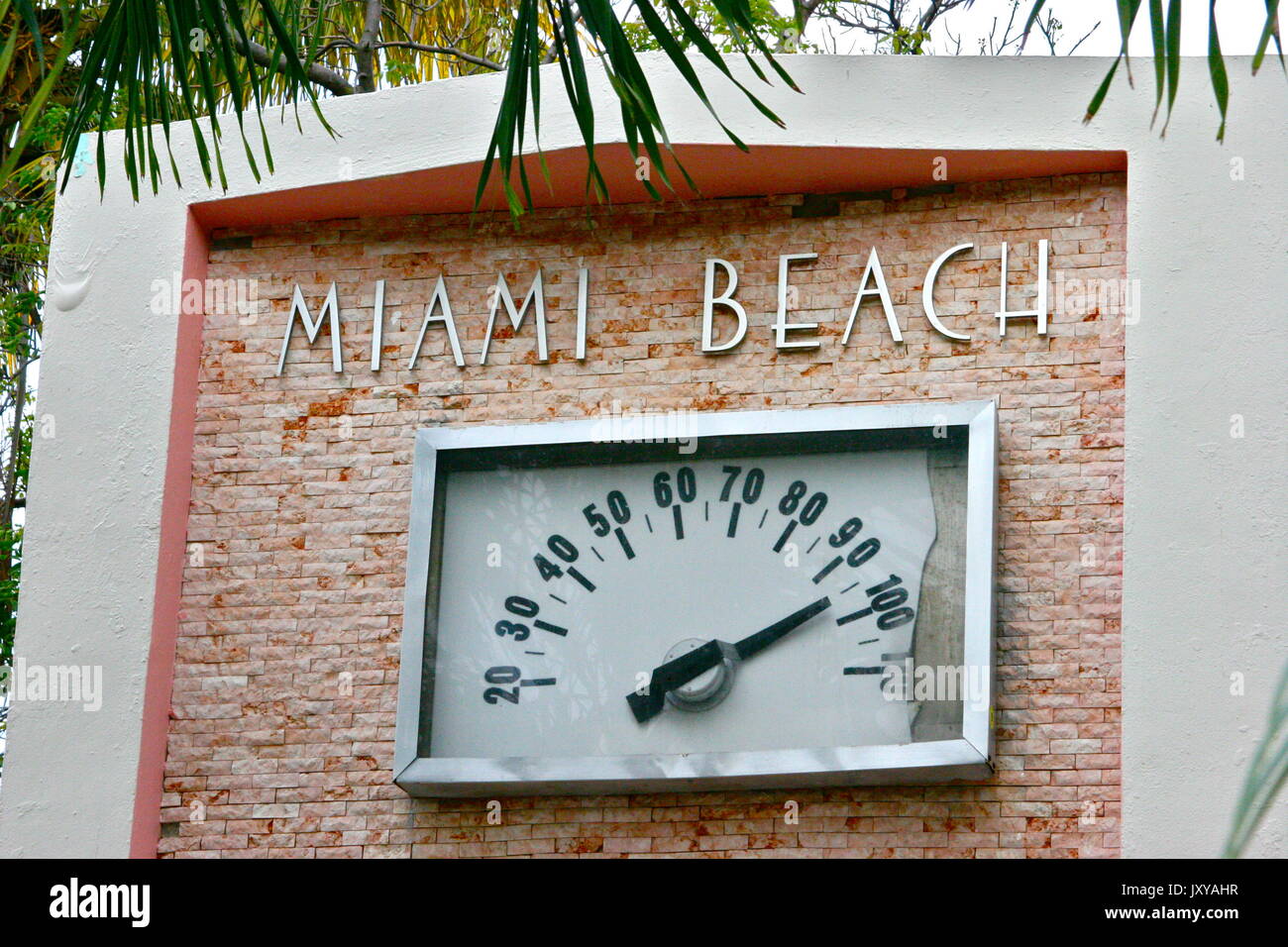 Florida Life Miami South Beach Daytona Ana Maria Island Panama City Stock Photo