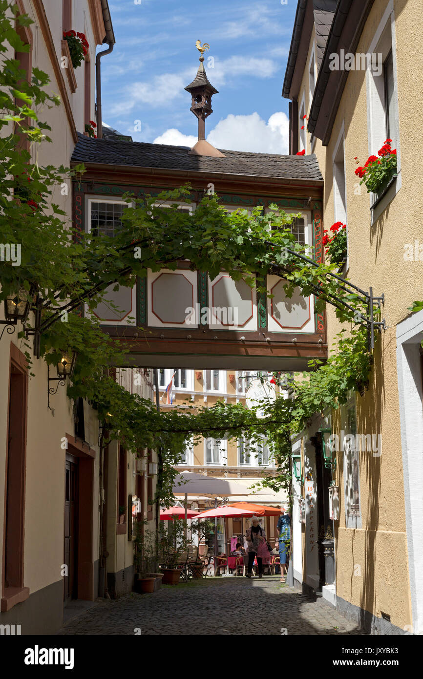 old town, Bernkastel-Kues, Moselle, Germany Stock Photo