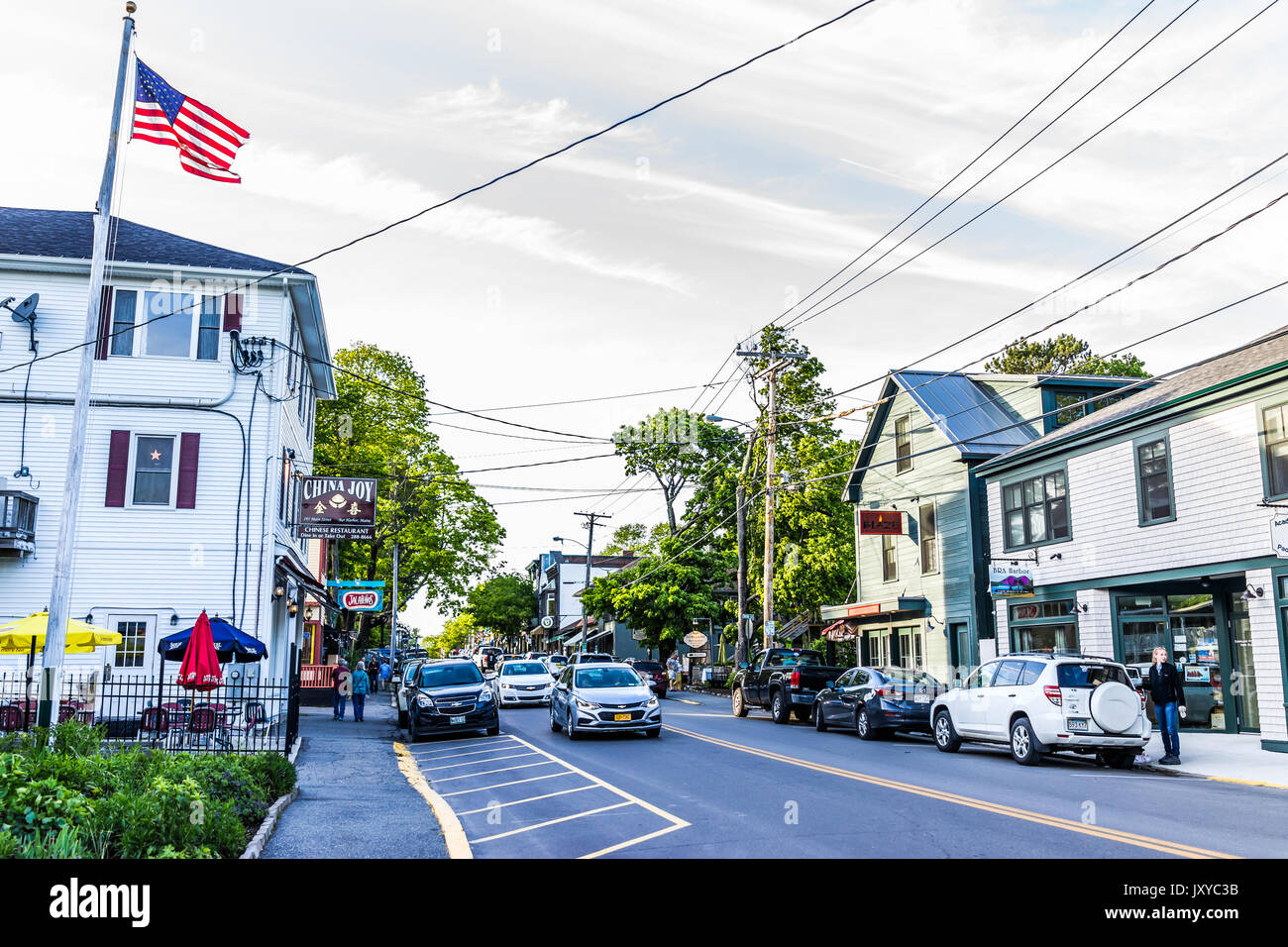 Town of china maine hires stock photography and images Alamy