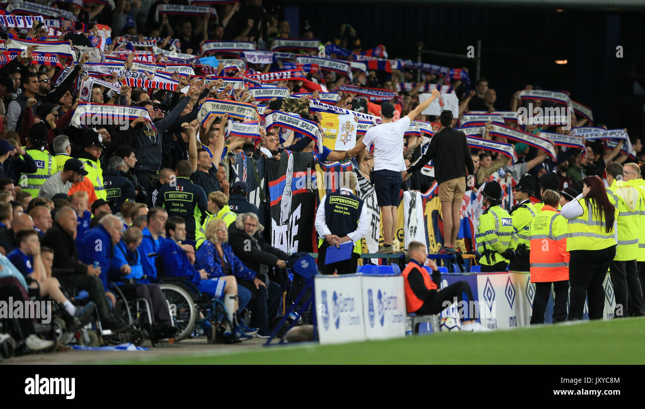 Hajduk Split fans ..UEFA Europa League Qualifying..Stoke City v