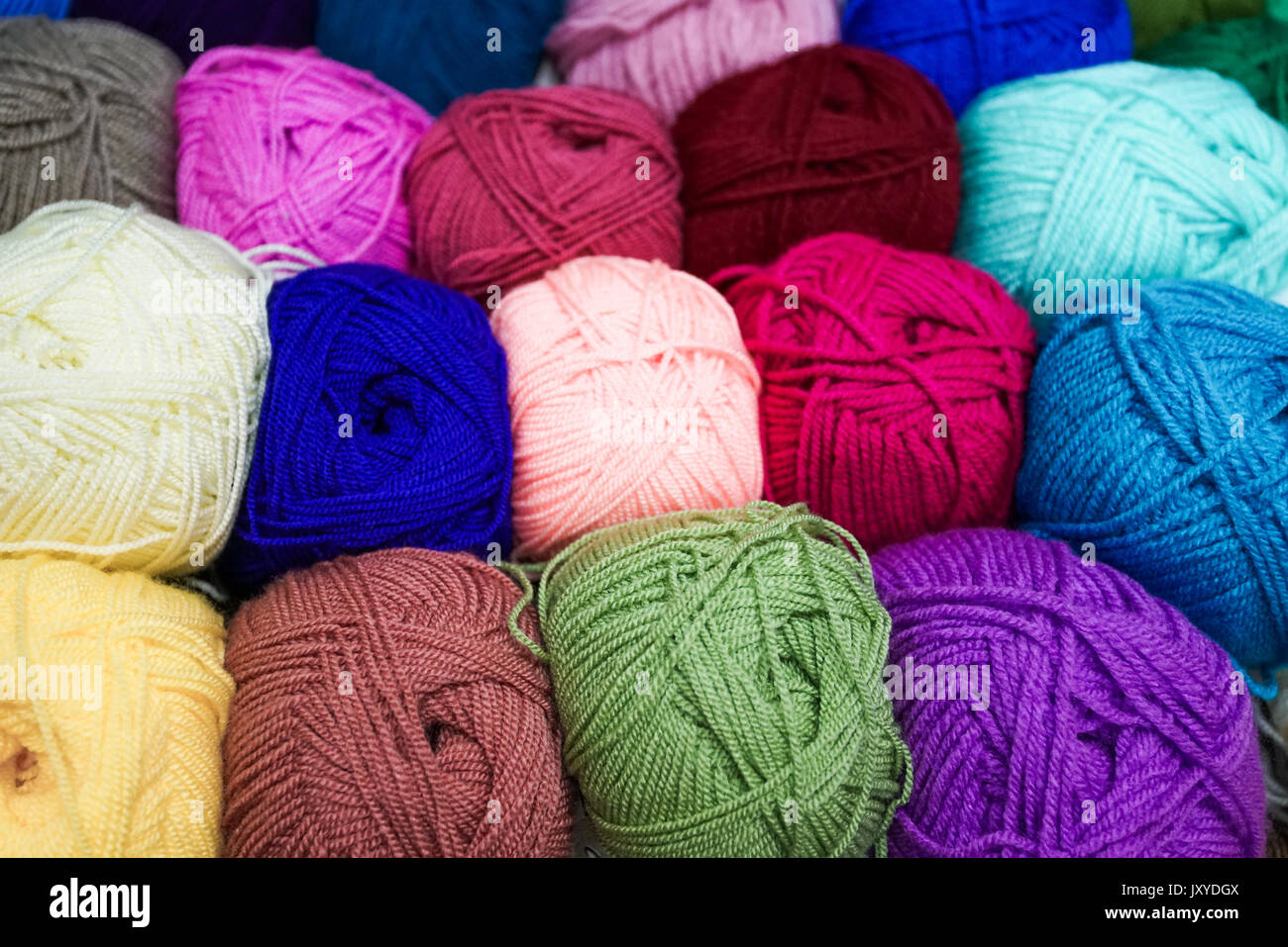 Thread For Knitting Skein knitting thread green hi-res stock photography and images - Alamy