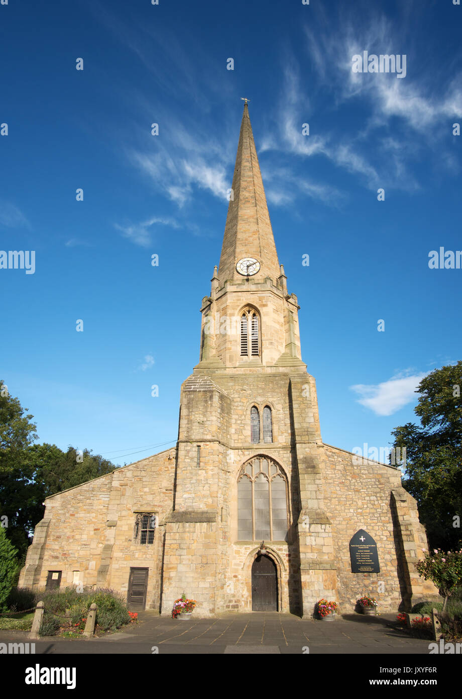 Church of St Mary and St Cuthbert, Chester le Street, England, UK Stock Photo