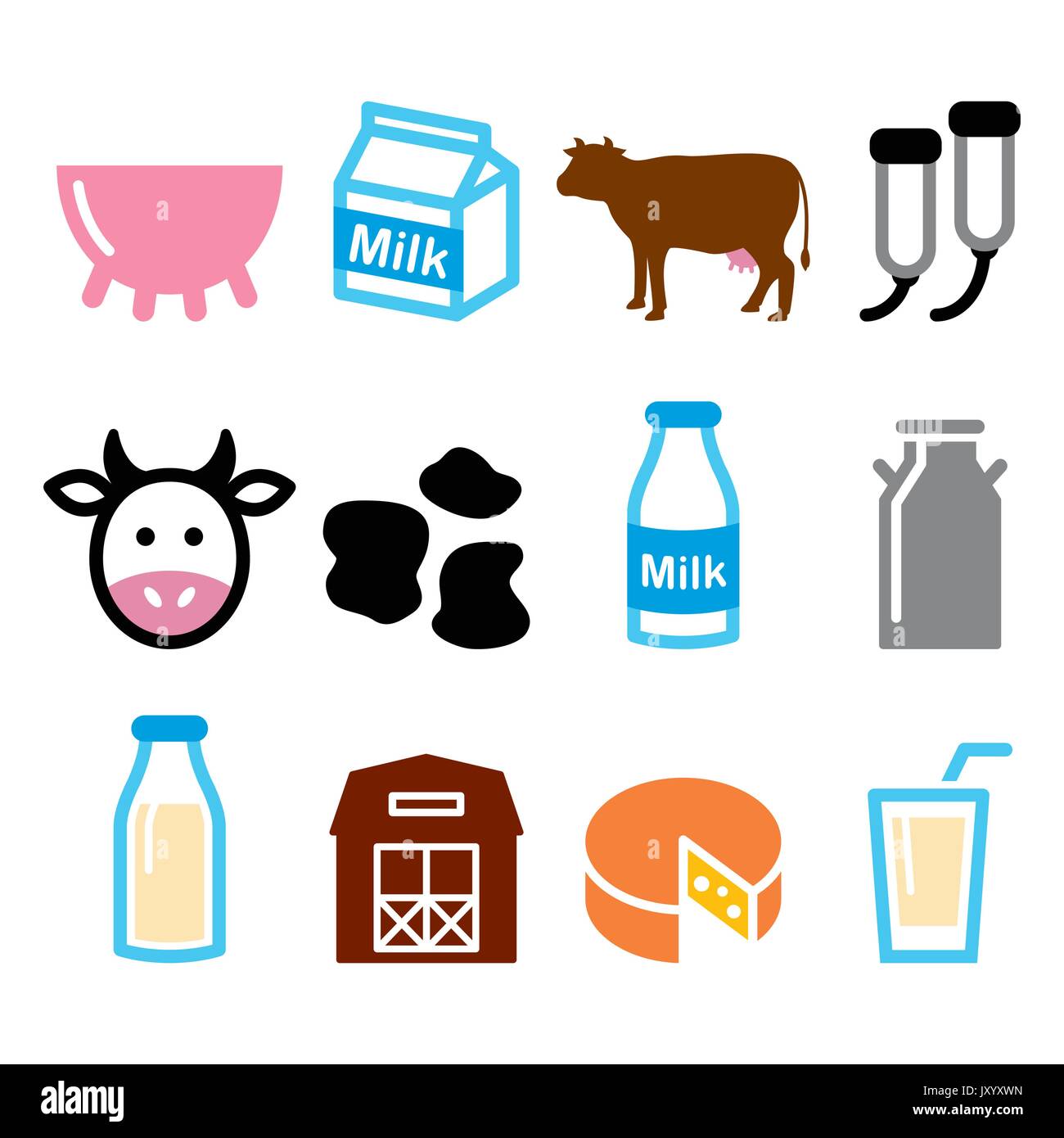 Carrot, carrot meals cake, juice vector icons set Food, vegetable icons carrot design