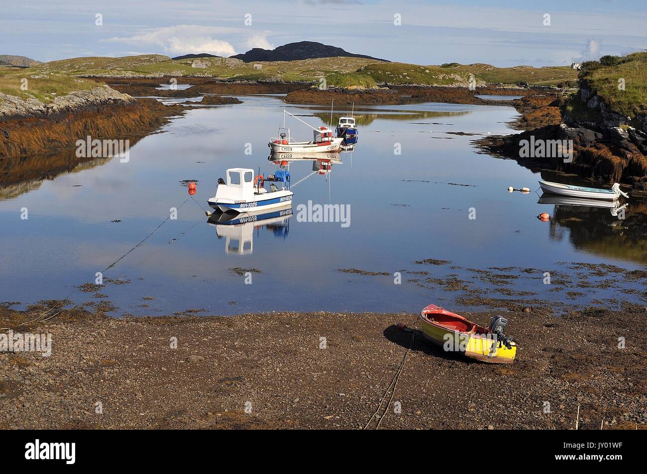 ISLAND OF BARRA IN THE OUTER HEBRIDES, SCOTLAND Stock Photo Alamy