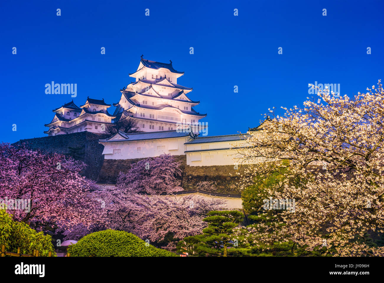 Himeji, Japan at Himeji castle in spring Stock Photo Alamy