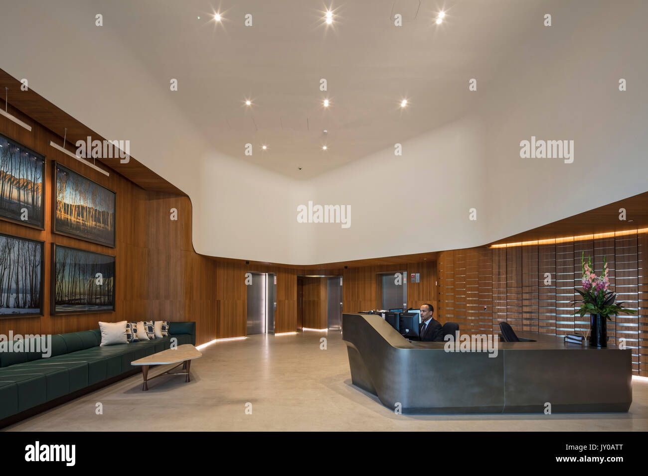 Concierge at ground level. Canaletto Apartments Penthouse, London