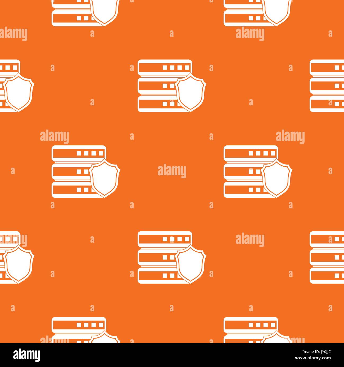 Database with gray shield pattern seamless Stock Vector