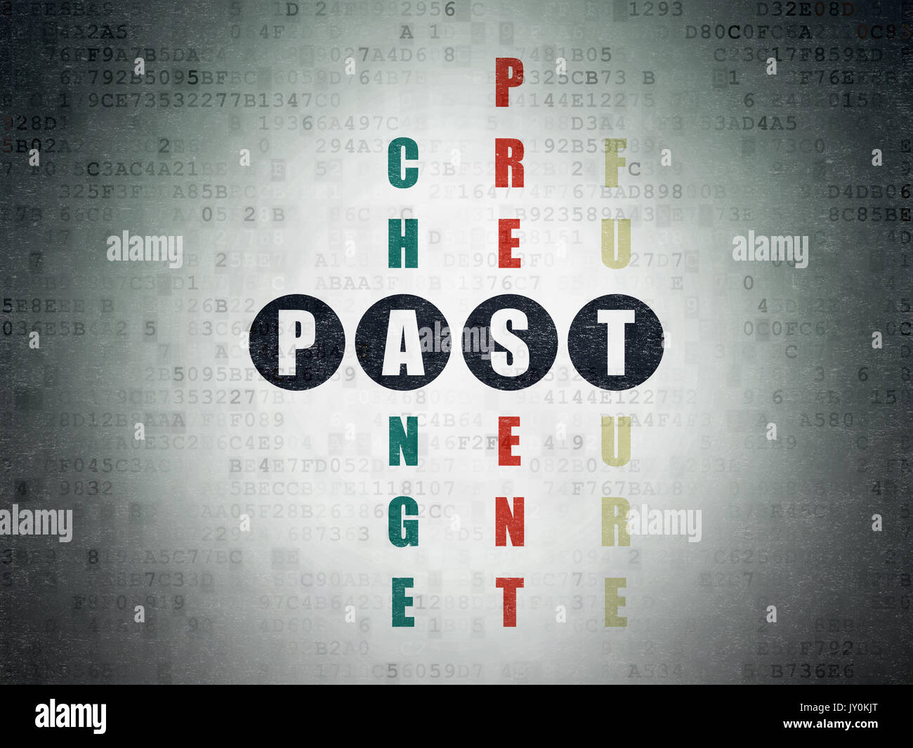 Time concept: Past in Crossword Puzzle Stock Photo Alamy Time concept: Past in Crossword Puzzle Stock Photo Alamy