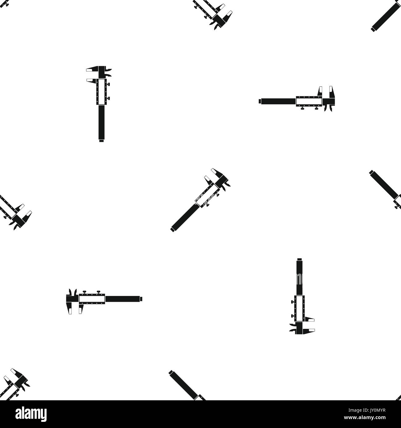 Vernier caliper pattern seamless black Stock Vector Image & Art Alamy