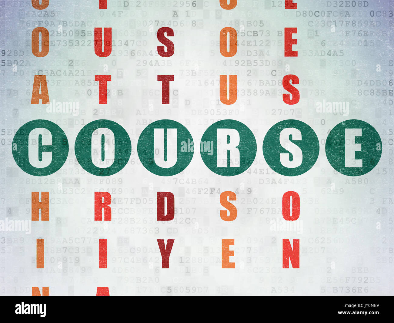 Education concept: Course in Crossword Puzzle Stock Photo Alamy Education concept: Course in Crossword Puzzle Stock Photo Alamy