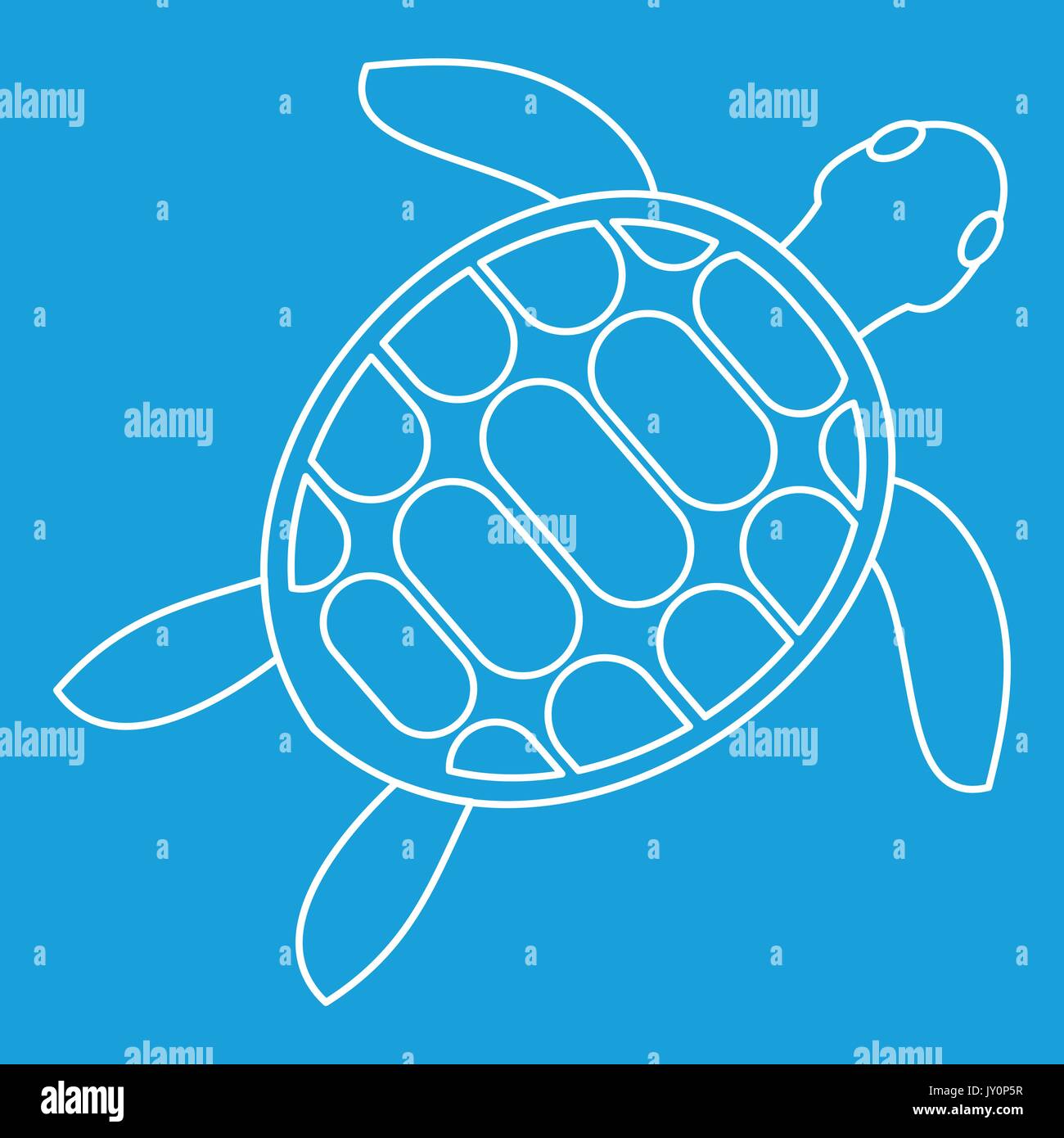 Tortoise icon, outline style Stock Vector Image & Art - Alamy