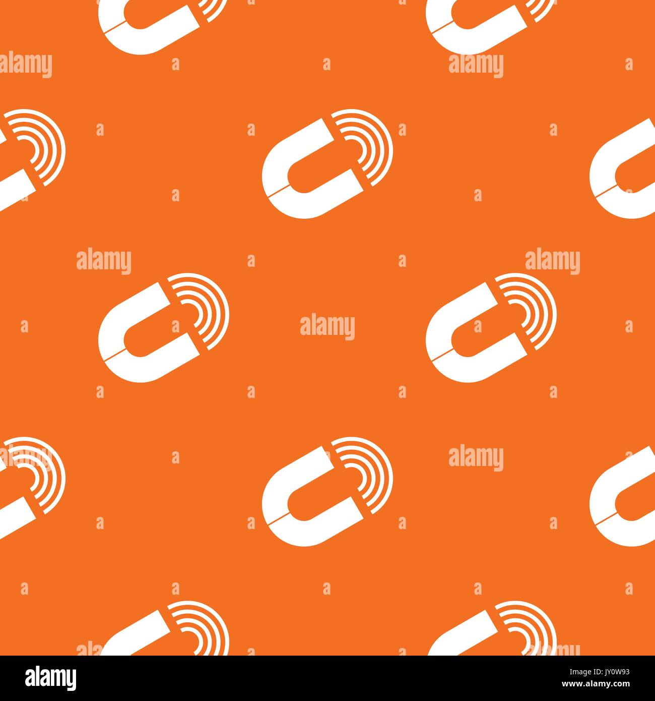 Horseshoe magnet pattern seamless Stock Vector