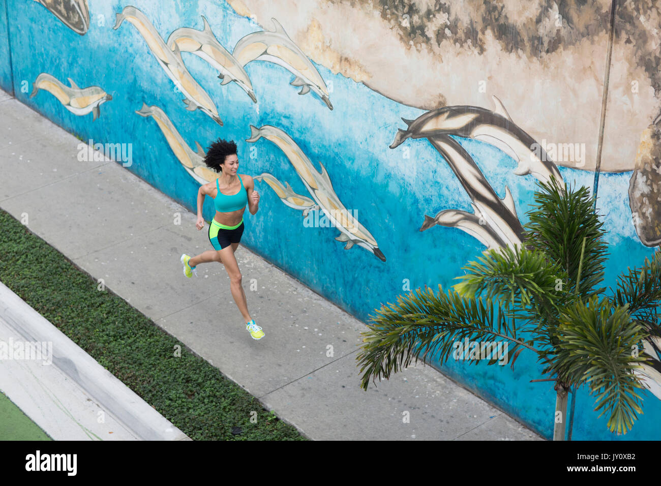 Athlete mural hires stock photography and images Alamy