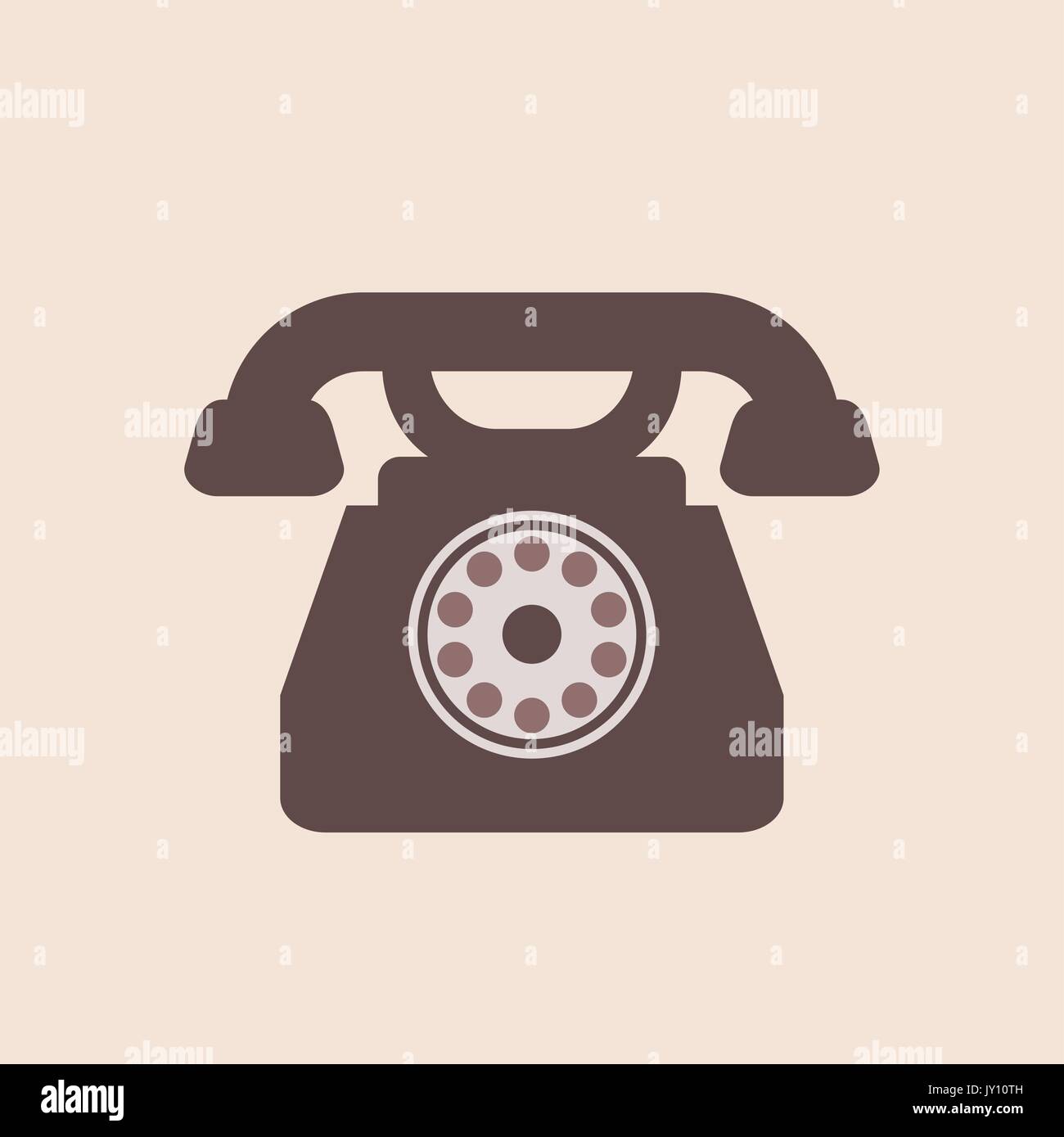 Call, communication, device, phone, retro, telephone icon