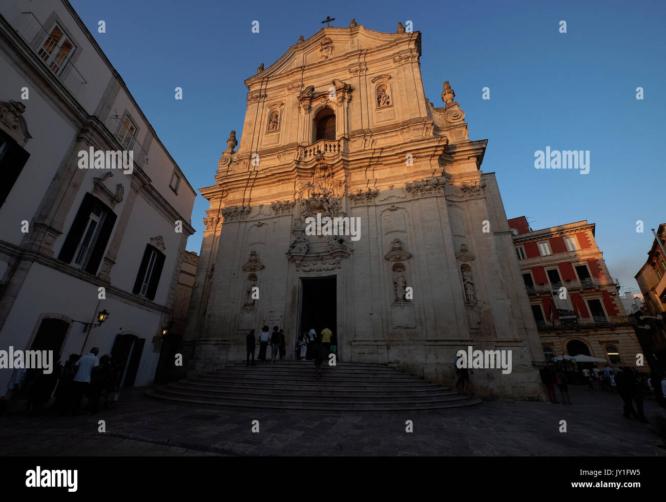 St Martino Basilica,Martina Franca,Puglia,Italy Stock Photo