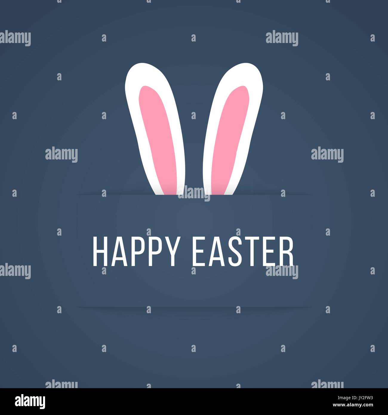 simple white bunny ears in pocket Stock Vector Image & Art Alamy