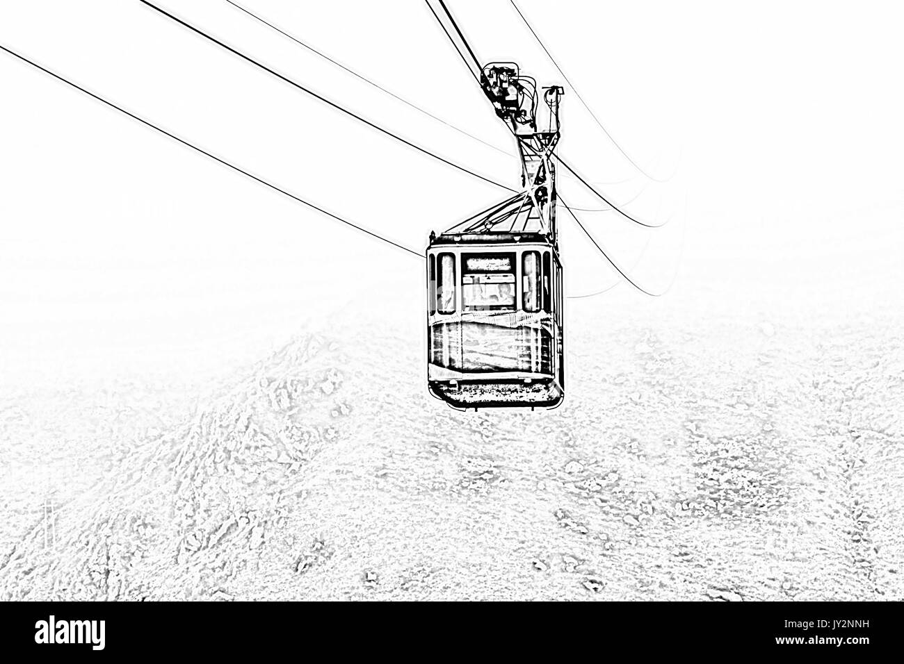 Cable suspended Black and White Stock Photos & Images Alamy