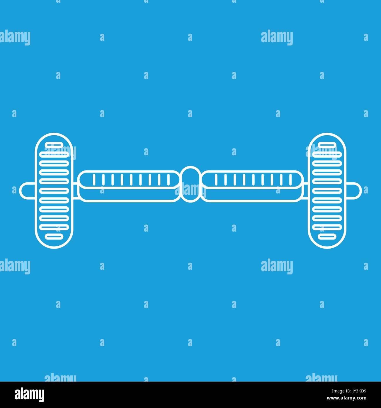 Hover board gyro pod icon, outline style Stock Vector
